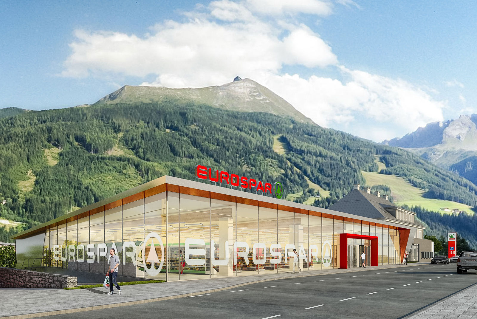 Eurospar in Badgastein von Jürgen MATZER Architekten